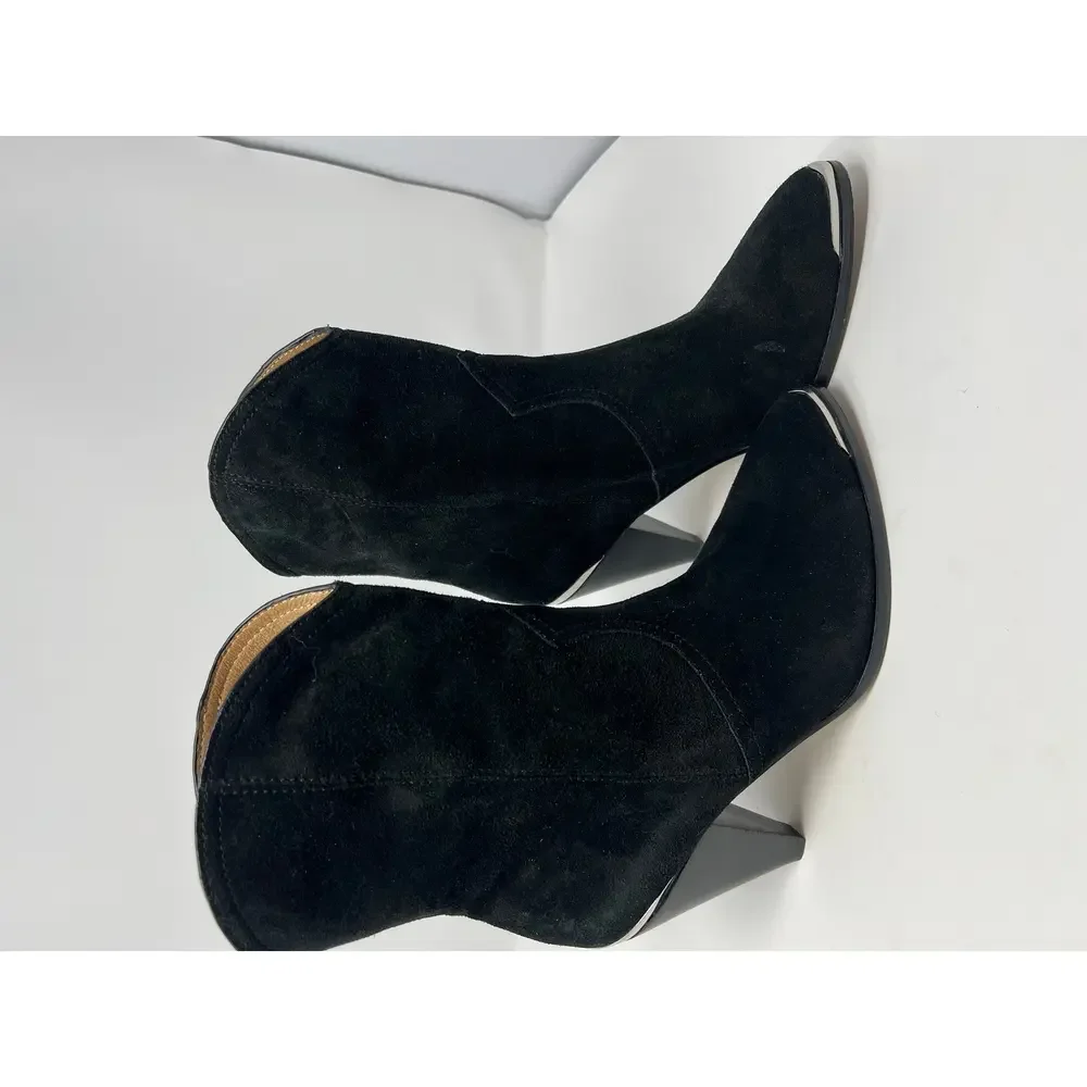 Joie Women's Garner‎ Western Booties Black Sz 7.5
